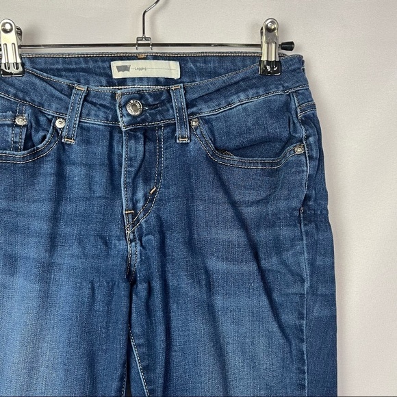 Levi's Dark Blue Wash Legging Jegging Skinny Jeans 27 - Picture 6 of 6